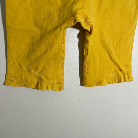 Free People Sunray Yellow Gone Adrift Bike Shorts - Picture 4 of 9